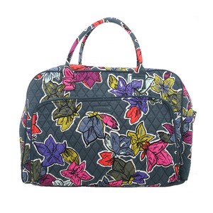 Vera-Bradley-Signature-Weekender-Travel-Bag-Shoulder-Bag-98-Falling-Flowers