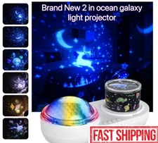 Light Projector for 6 in 1 Starry Star Galaxy Ocean Night Light  baby KidsToys