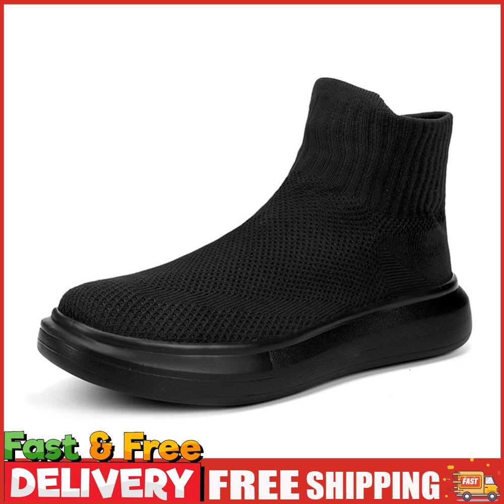 SAOLA Scarpe sportive da donna uomo calzino sneakers sportive slip on (nero 41) ~