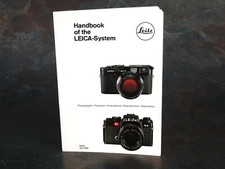  Vintage Original "Handbook of the LEICA System" July 1982