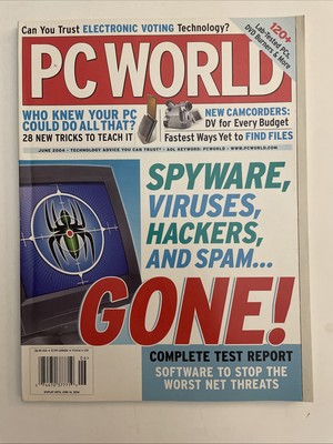 PC World Magazine - June 2004 - Spyware, Viruses, Hackers, And Spam...Gone!