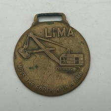 Lima Shovels Watch Fob Draglines Clamshells C...