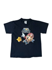 Super Mario Galaxy Promo T Shirt Youth Large Vtg Nintendo 14/16