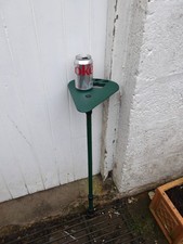 Height Adjustable Green Flipstick Walking Shooting Stick Chair Seat Foldable