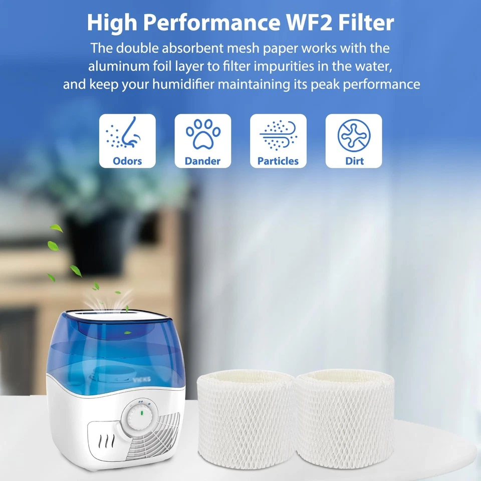 Paquete de 6 filtros humidificadores WF2 para humidificador Vicks V3100 V3500 V3600 V3700 V3... Foto 3 de 4