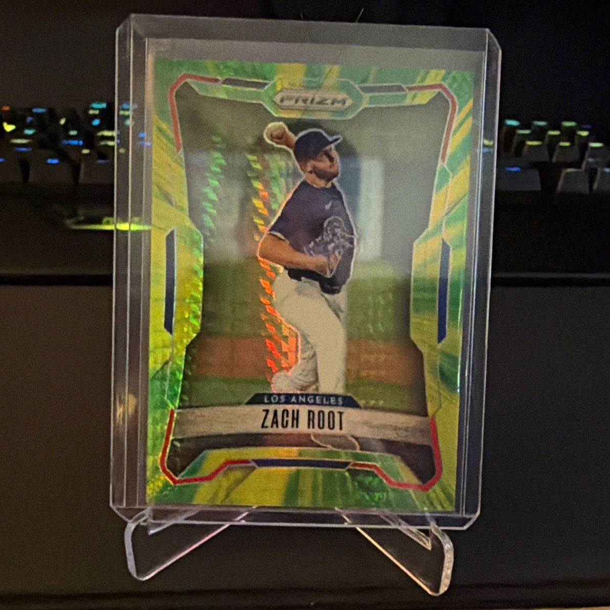 Panini Prizm 2026 Zach Root #120 Los Angeles Parallel Serial Numbered 174/175