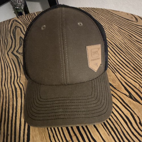 GLOCK Green/Black Trucker Hat Mesh Back Adjustable Snapback One Size Solid