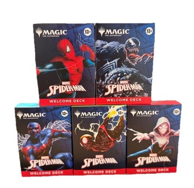 Magic The Gathering Spider-Man Welcome Decks - CHOOSE BLACK/WHITE
