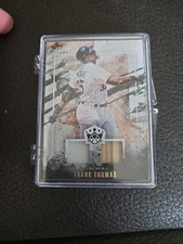 2021 Panini Diamond Kings Frank Thomas DUAL RELIC Bat Jersey /25 White Sox