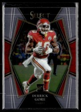 2021 Panini Select Derrick Gore Premier Level RC #184 Kansas City Chiefs