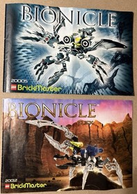 LEGO Bionicle -  #20005 Winged Rahi Klakk (2008) #20012 Click (2009) - Complete
