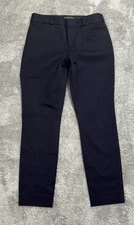 NWT Banana Republic Women’s Sloan Pants 0 Modern Washable Bi-Stretch Navy