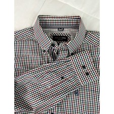 Ariat Pro Series Men's Long Sleeve Button Down Shirt Country Checkered Plaid L