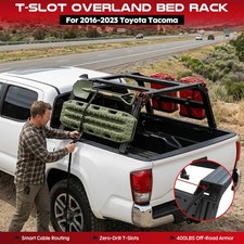 1500lbs Overland Truck Bed Ladder Rack Cargo Carrier For 2005-2023 Toyota Tacoma 1500lbs Overland Truck Bed Ladder Rack Cargo Carrier For 2005-2023 Toyota Tacoma