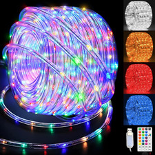 33Ft LED Rope Lights Indoor,100 LED Tube Lights with 18 Colors,String Lights for