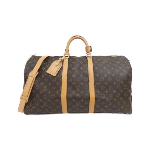 Authentic Louis Vuitton Monogram Keepall Bandoulière 55 M41414 Boston Bag #...