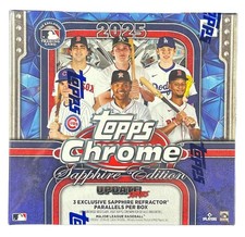 2025 Topps Chrome Update Series Baseball Sapphire Edition Box