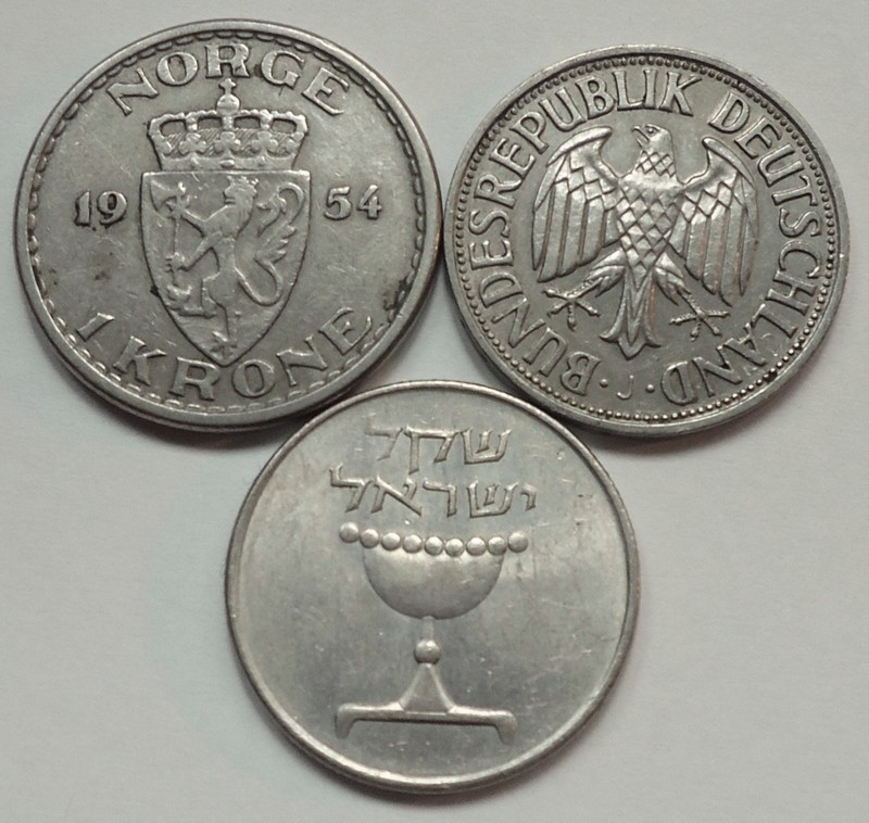 FOREIGN WORLD COINS LOT OF 3, SEE PICS, *FREE SHIPPING*   (# 17)