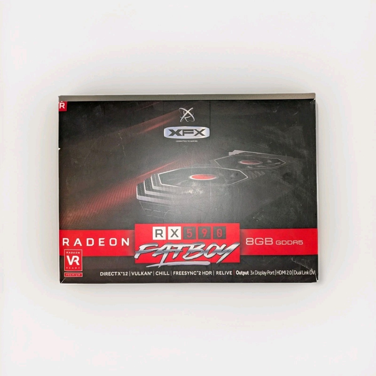XFX AMD Radeon RX 590 GB GDDR5 Graphics Card (RX-590P8DFD6) for