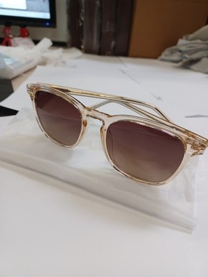 WMP Crystal Sand Brown / Dark Beige Gradient Lens NICK  51-21-150 Sunglasses