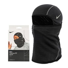 Nike Pro therma-fit hyperwarm hood ski mask black, balclava, football, running,