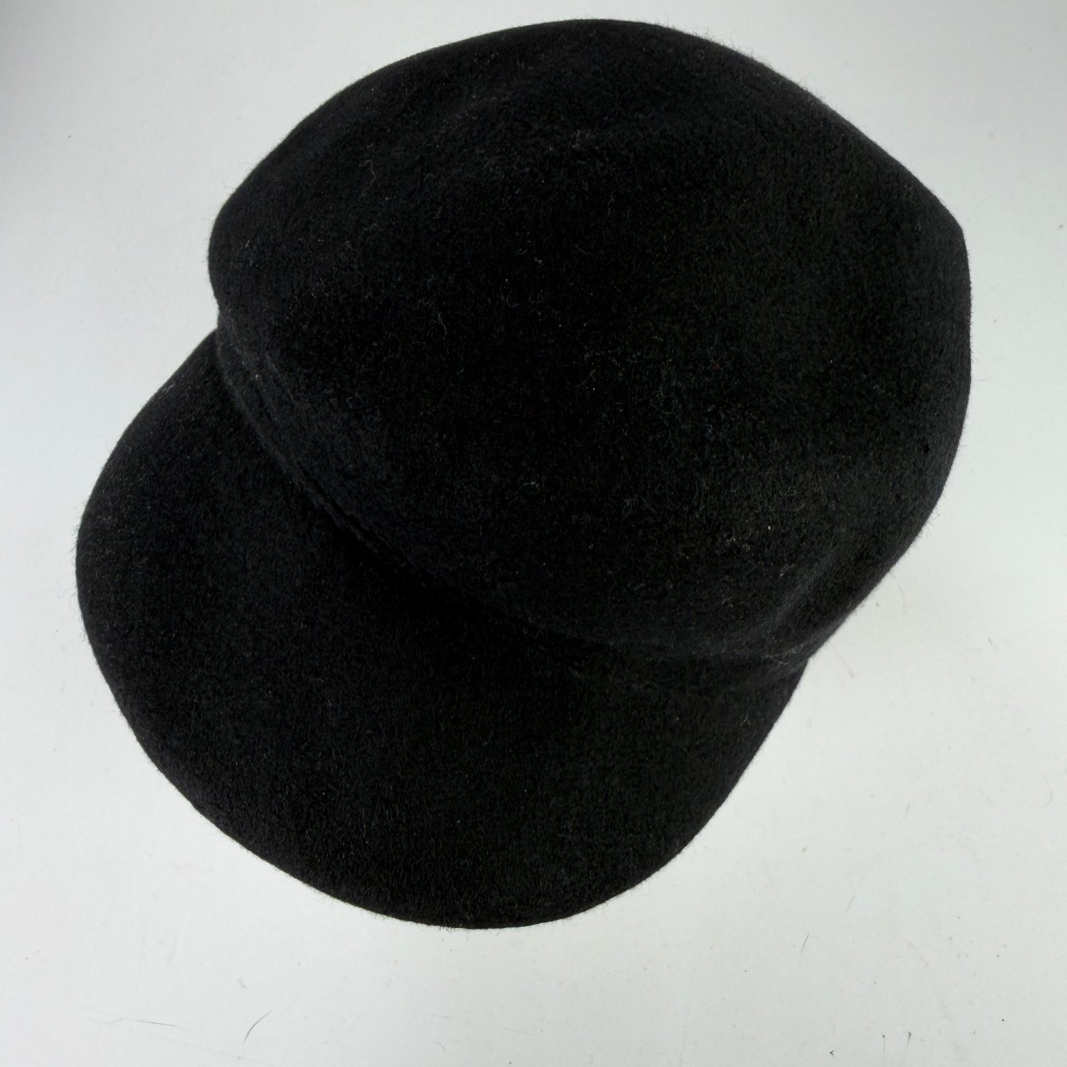 Gorra Newsboy Para Mujer Negra De Lana Talla Única Otoño Invierno