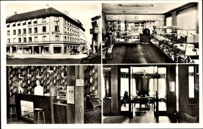 Postcard Hälsingborg Helsingborg Sweden, pastry shop by Georg Fahlman - 4164035