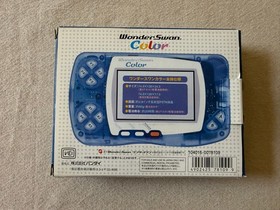 US SELLER WonderSwan Clear Blue Console Model with Final Fantasy