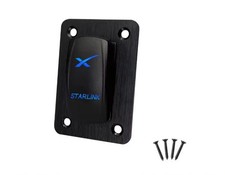 1 x Starlink Rocker Switch Panel Blue LED On/Off 12V 24V w/ Wires Marine Car RV