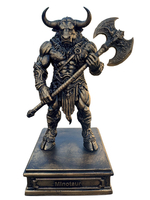 Minotaurus Statue 24Cm Bronze Figur Griechische Mythologie Labyrinth Skulptur