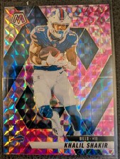 2025 Panini-Mosaic Football Khalil Shakir Pink Mosaic Prizm #122