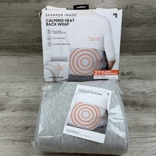 Calming Heat Back Wrap by Sharper Image- Cordless Electric Back Heating Pad
