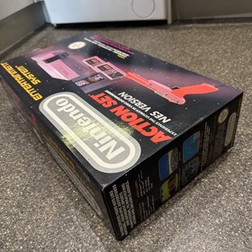 Nintendo Entertainment System NES-001 Action Set Console Bianca Buone Condizioni 