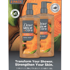 Dove Men Care Sandalwood Body Wash, 26 fl. oz., 2 pk.