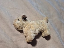 Vintage Miniature Steiff Terry Airedale Terrier Puppy Dog