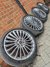 MERCEDES A B CLASS CLA 19" Turbine AMG ALLOY WHEELS TYRES Vito A177 4x D/cut