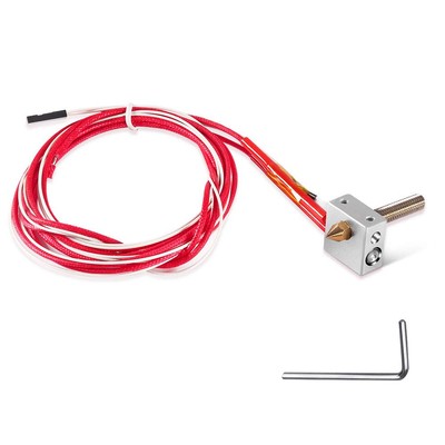 MK8 Hot End Extruder Nozzle Kit 0.4mm for 3D Printer,Assembled Extruder... 
