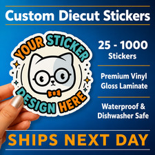 Custom Sticker| Die Cut Product Labels | Logo Stickers | Bulk Stickers