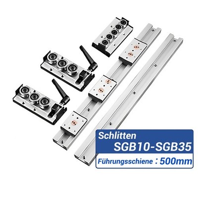 Eingebaute zweiachsige Linearführungen und Verriegelungsschlitten SGB10-SGB35