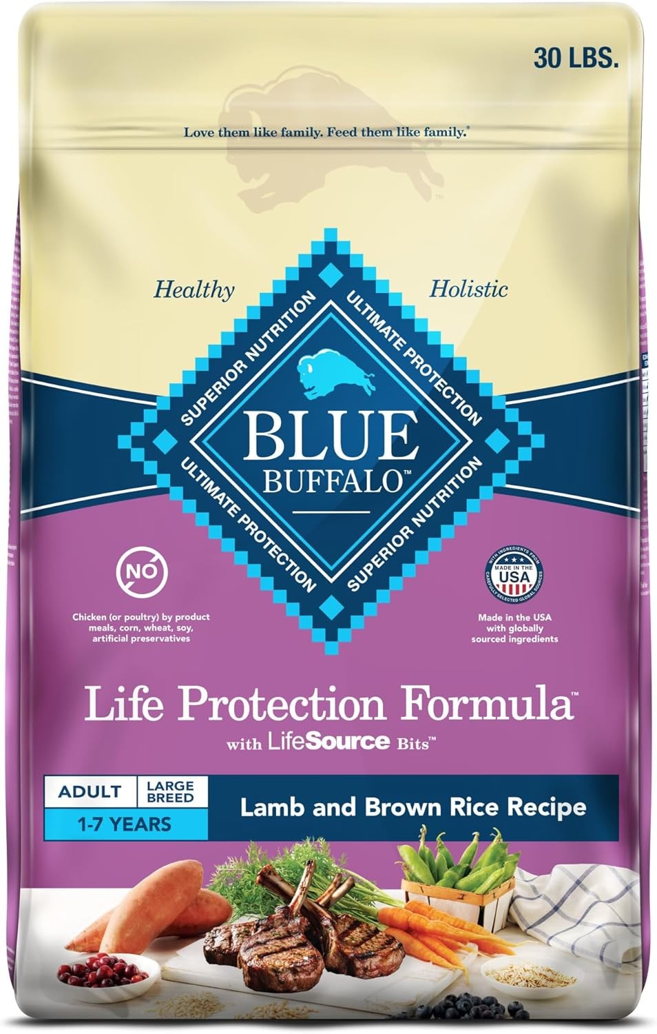 Life Protection Formula Large Breed Adult Dry Dog Food, Promotes Joint Health