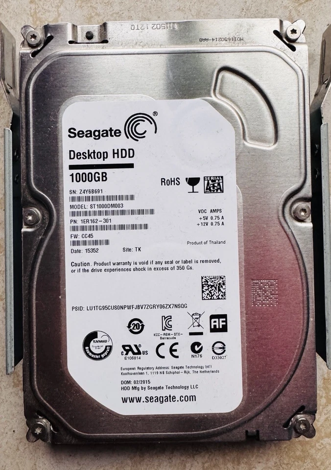Seagate ST1000DM003 1TB 3,5" HDD Festplatte 