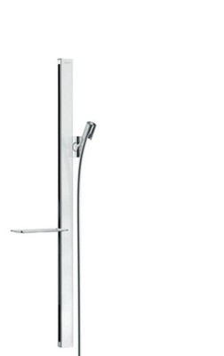 hansgrohe Unica Brausestange E 90 cm mit Isiflex Brauseschlauch 160 Weiß/Chrom