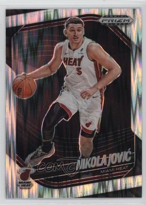 2024-25 Panini Prizm Black Skewed Prizm 221/249 Nikola Jovic #194 3hd