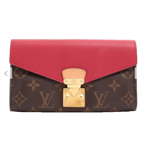 Louis Vuitton Portefeuille Pallas Long Wallet M58414 Authentic Japan