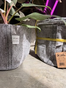 Root Pouch 2 Gallon Grow Bags 25 Pack Fabric For Soil & Hydroponics Growing Pots
