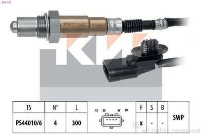 KW 498 132 Lambdasonde nach Kat, links, rechts, vorne Oxygen O2 Sensor Beheizt