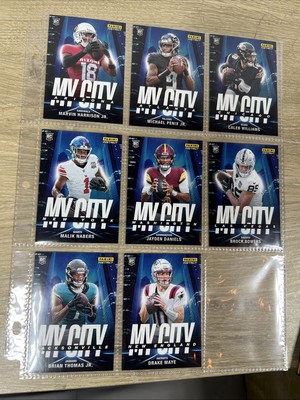 Panini My City ROOKIE CARD LOT!! 8 Cards! JD5 MAYE PENIX  CALEB MARV BROCK +++