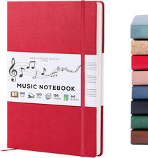 Blank Sheet Music Notebook   A4 8.5X11.5 for Songwriters, Musicians  Composers,