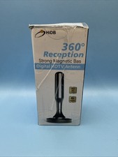 HiDB Digitale HDTV-Antenne 360° Empfang Stark Magnetfuß 4K Free HD