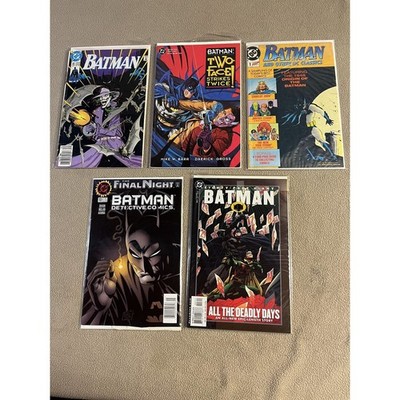 DC Comics Batman Detective Comics Final Night Comic Books Lot